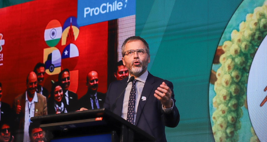 Director General de ProChile Ignacio Fernández en Exponut 2025