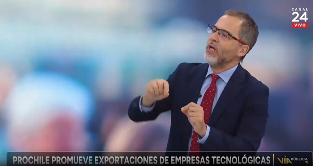 Director General de ProChile Ignacio Fernández en Vía Pública de Canal 24 Horas