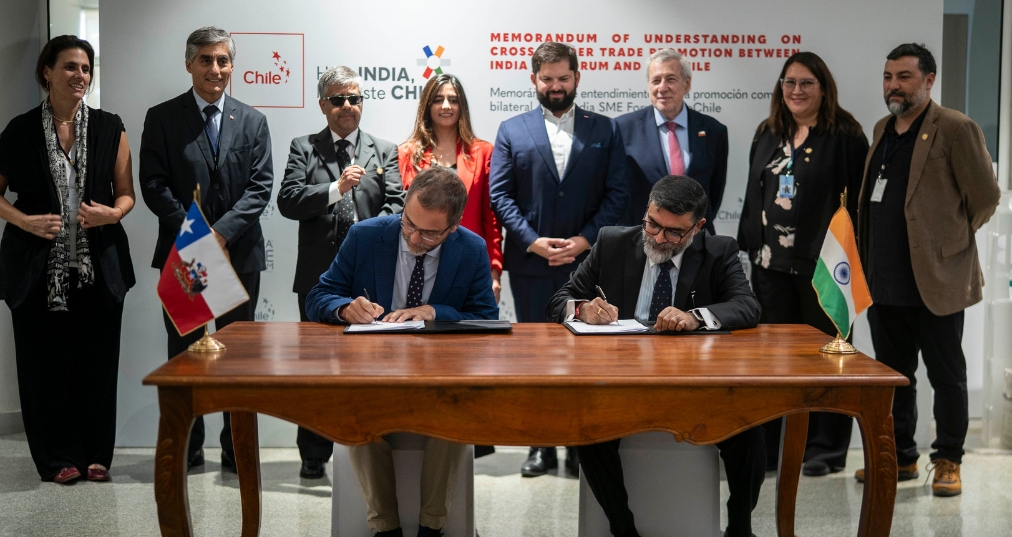 ProChile firma acuerdo con foro de pymes en India