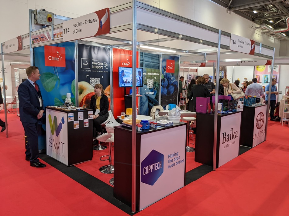 Chile participa en mayor feria de productos orgánicos y naturales en el Reino Unido