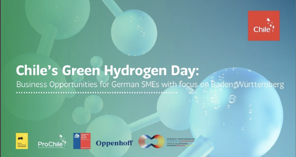 Día del Hidrógeno Verde de Chile: Desarrollos y oportunidades actuales para las pymes alemanas con foco en Baden-Württemberg