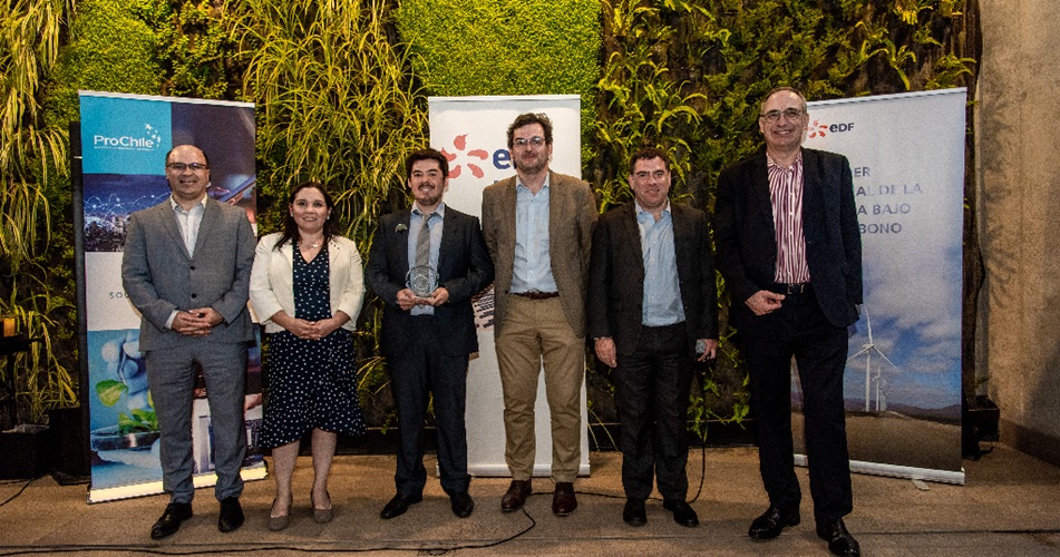 EDF y ProChile premian con US$15.000 a dos startups por su aporte en innovaciones energéticas