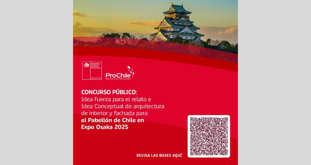 ProChile publica concurso para definir relato y arquitectura interna y fachada del Pabellón de Chile en Expo Osaka 2025