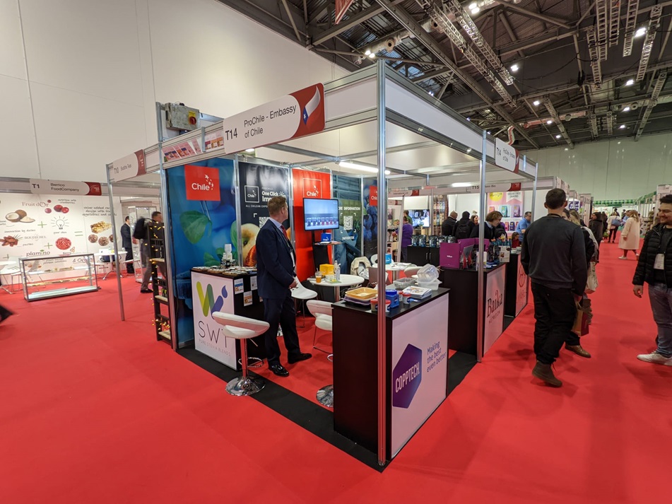 Chile participa en mayor feria de productos orgánicos y naturales en el Reino Unido