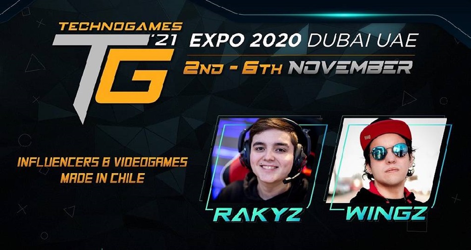 Dos destacados gamers chilenos coronan la semana de los videojuegos en la EXPO 2020 DUBAI