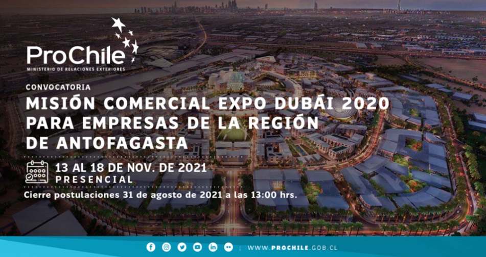 13 pymes antofagastinas serán parte de Expo 2020 Dubai