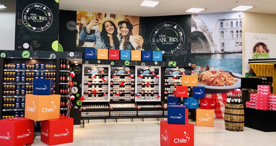 ProChile Colombia lleva los sabores de Chile al mercado en campaña con cadena de supermercados